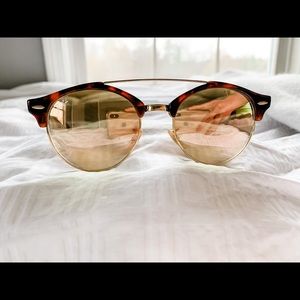 Ray Bans Clubround Double Bridge Sunglasses